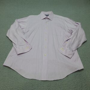 Polo Ralph Lauren Dress Shirt Mens 17 34/35 Curham Purple Button Up Cotton